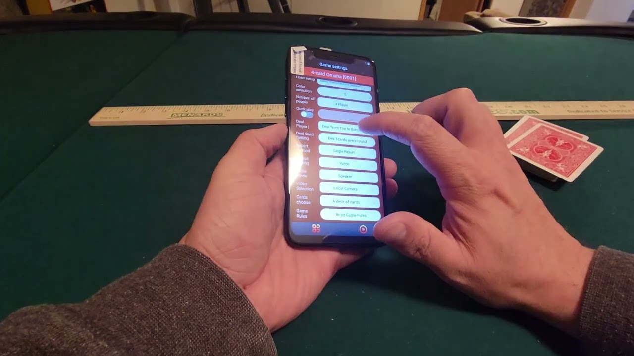 poker analyzer device for reading marked cards